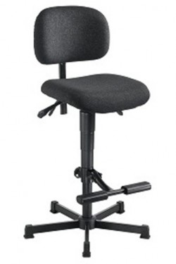 Mey Chairs WORKER W1 Arbeitsdrehstuhl hoch Aufstiegshilfe STOFF