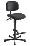 Mey Chairs WORKER W1 Arbeitsdrehstuhl hoch Aufstiegshilfe STOFF